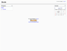 Tablet Screenshot of moodle.ca