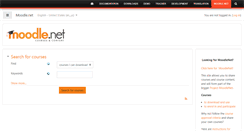 Desktop Screenshot of moodle.net