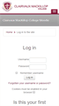 Mobile Screenshot of clairvaux.moodle.com.au