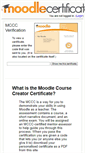 Mobile Screenshot of certificates.moodle.com