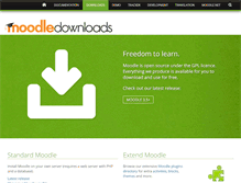 Tablet Screenshot of download.moodle.org