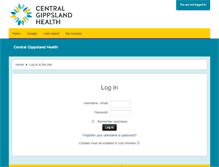 Tablet Screenshot of cghs.moodle.com.au